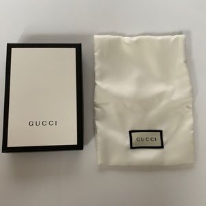 Gucci Empty Wallet Gift Box with Dust Bag